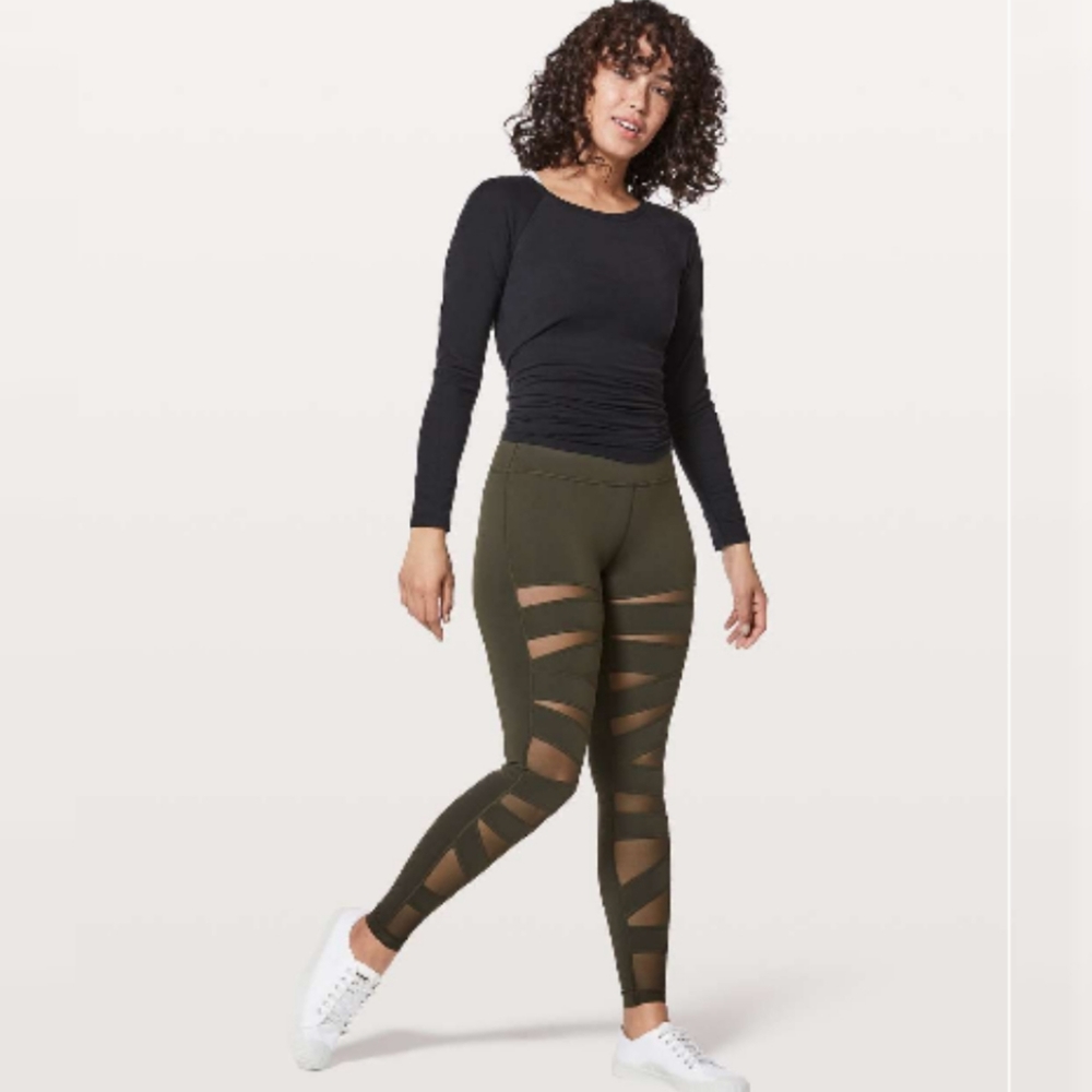 Lululemon - Wunder Under Pant HR/ Tech Mesh